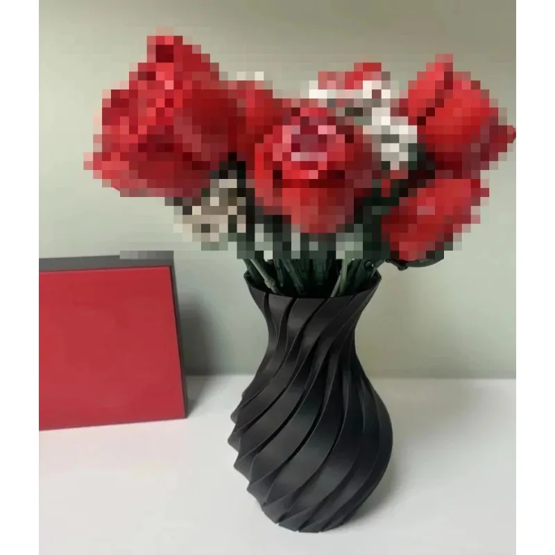 3D Printing Lego Bricks - Vaso para buquê de rosas lego,