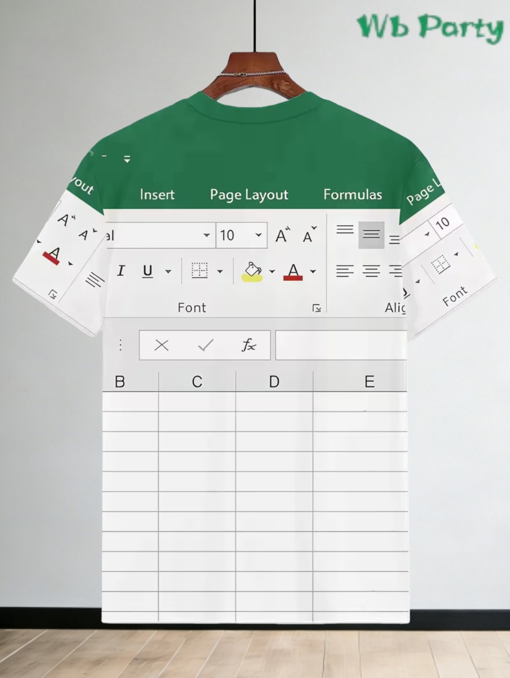 3D Printing Online Service - Casual excel tshirt para homem impressão