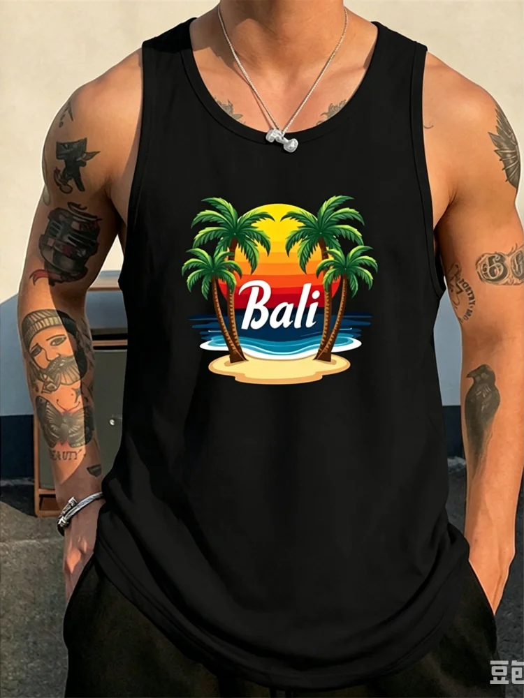 3D Printing Bali - Camiseta Regata Masculina Estampada 3D com