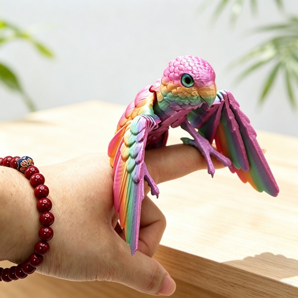 3D Printing Food - Modelo de Papagaio Fofo Impresso em