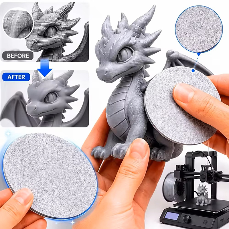 3D Printing Simulator - Disco de polimento para resina de