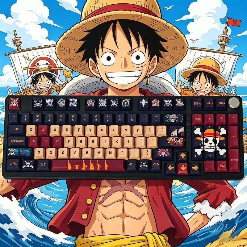 3D Printing Keyboard - Conjunto de Teclas BANDAI One Piece