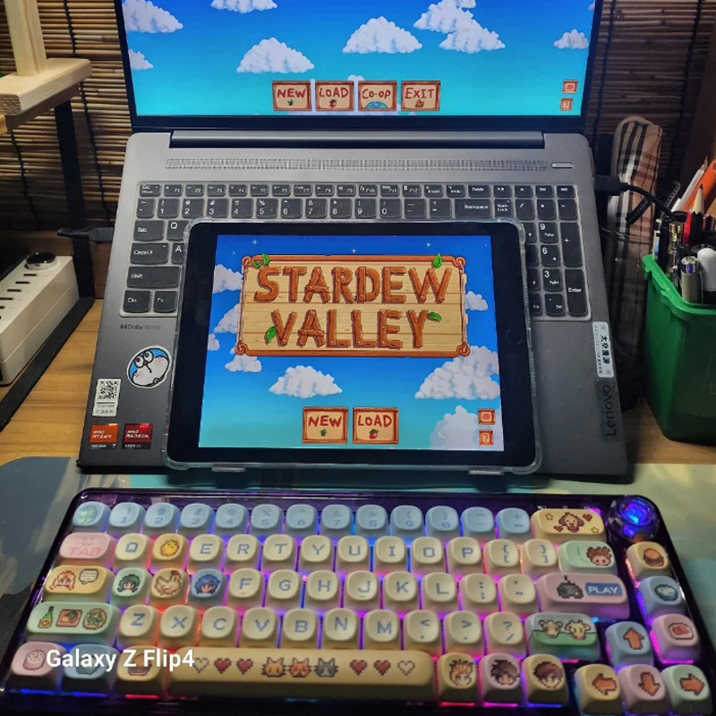 Stardew Valley 78 Keycaps Pixe - 3D Printing Keyboard avaliação e preço