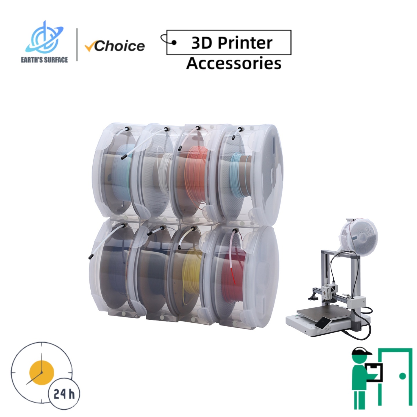 EARTH'S SURFACE Caixa Seca par - Enclosure 3D Printing avaliação e preço