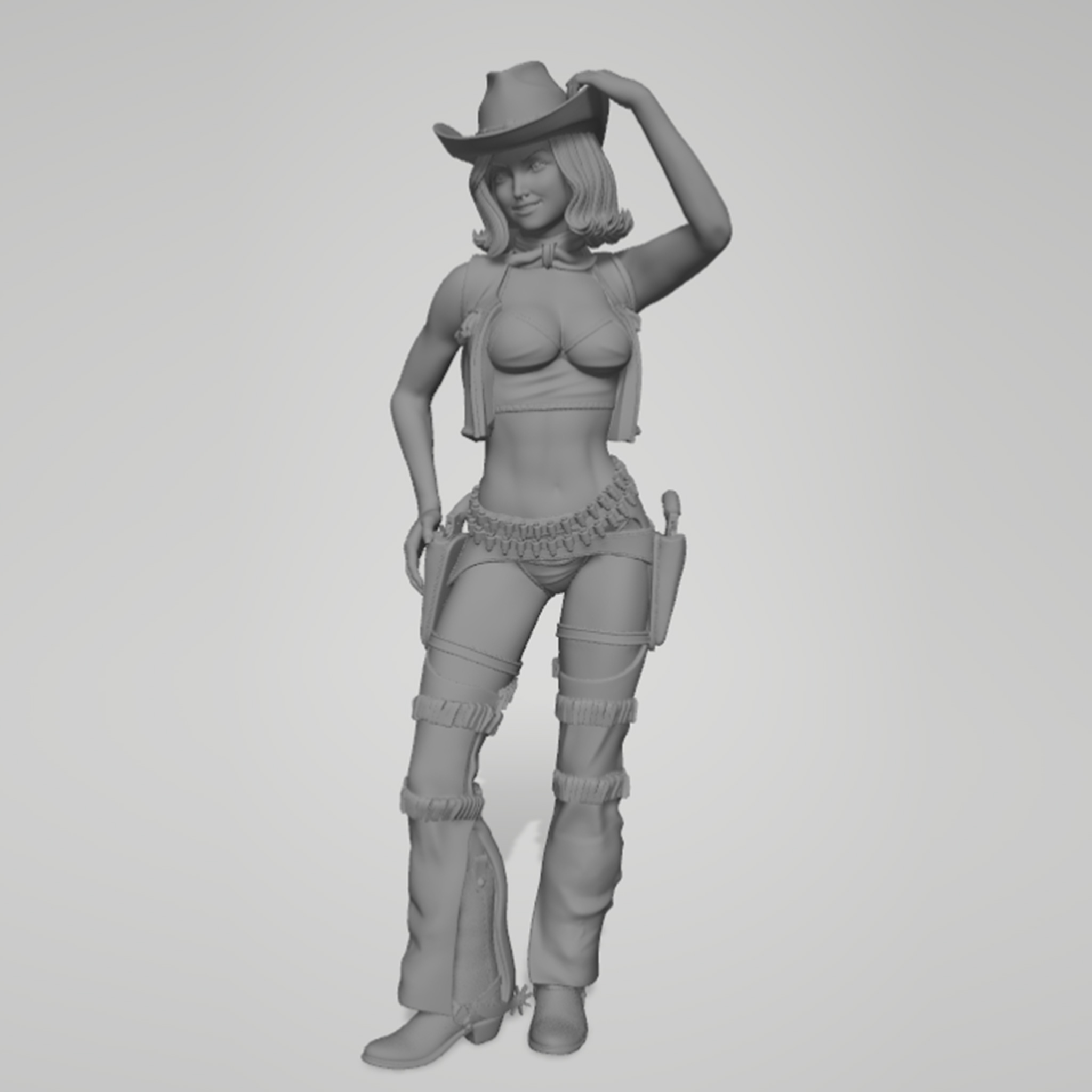 1/24 1/18 1/12 Menina Cowboy M - 3D Printing Simulator avaliação e preço
