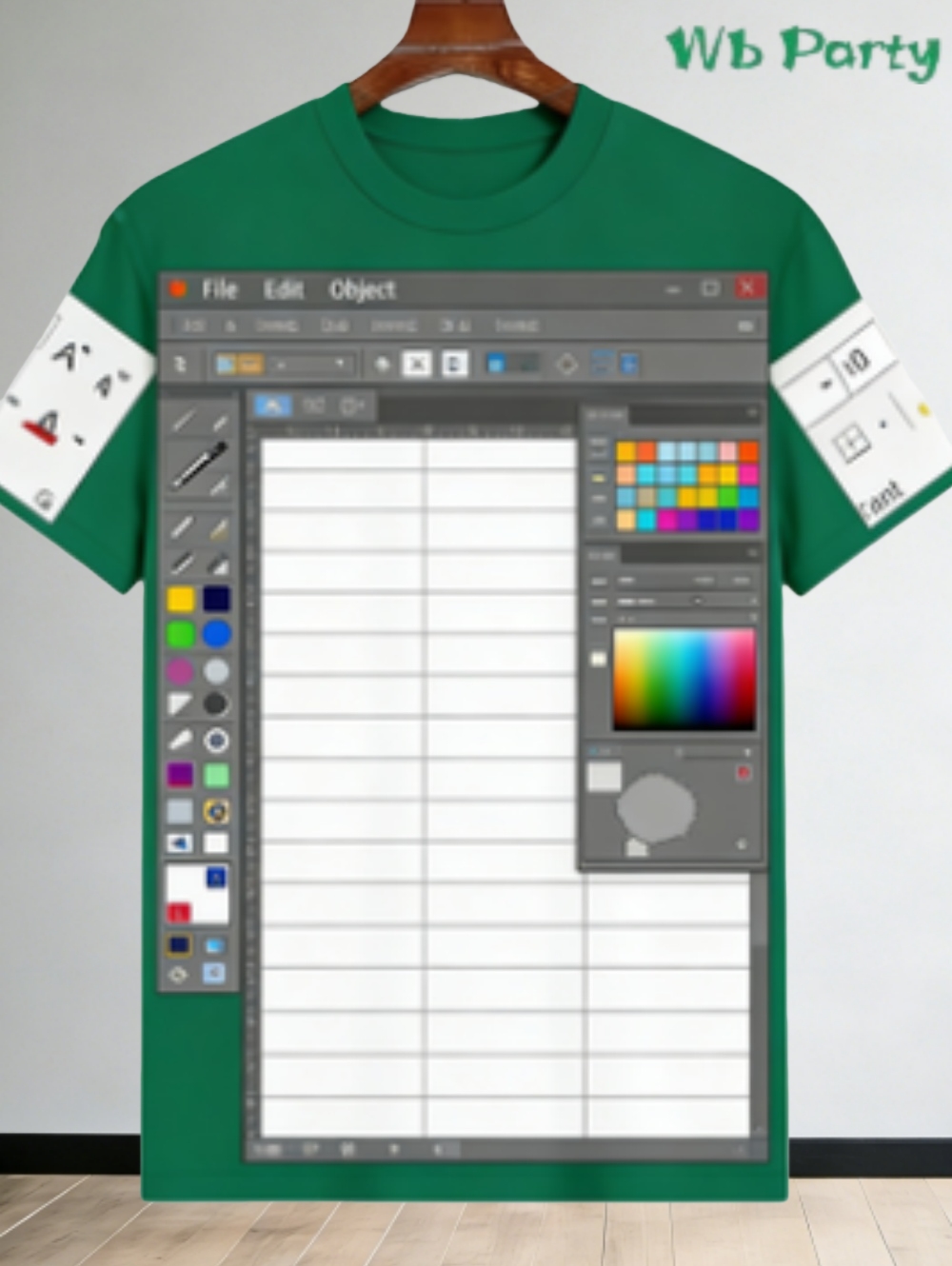 Casual excel tshirt para homem - 3D Printing Online Service avaliação e preço