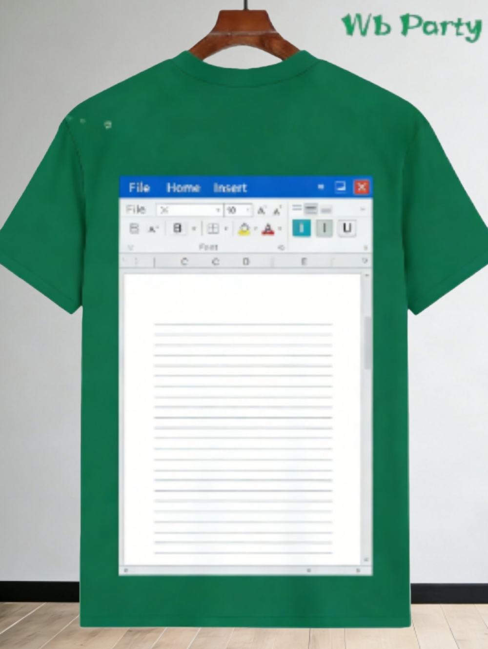 Casual excel tshirt para homem - 3D Printing Online Service avaliação e preço