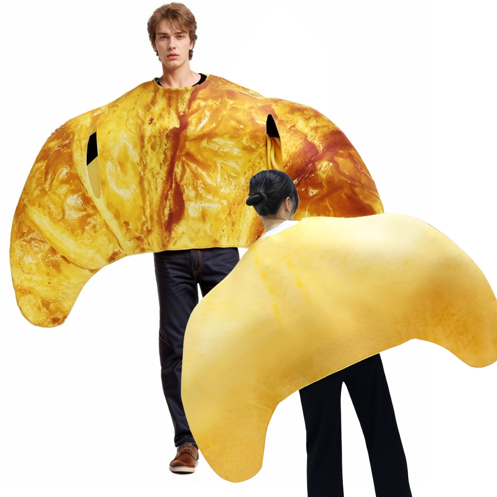 Croissant traje pão cosplay tr - 3D Printing Food avaliação e preço