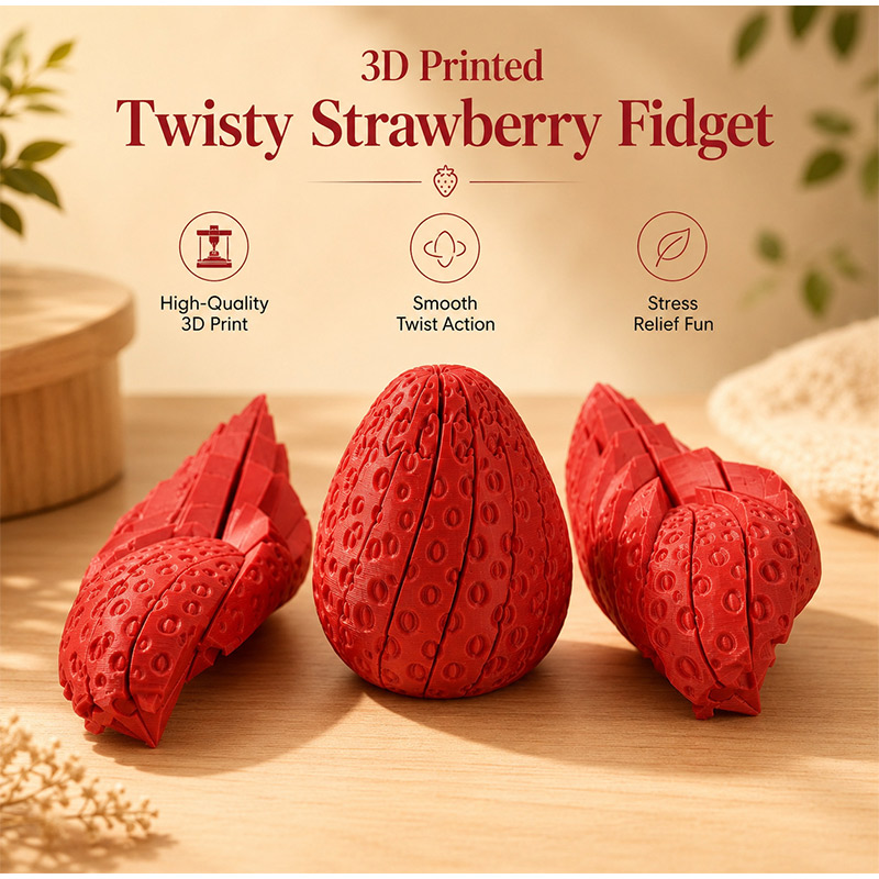 Ovo de Morango Torcido Impress - 3D Printing Food avaliação e preço