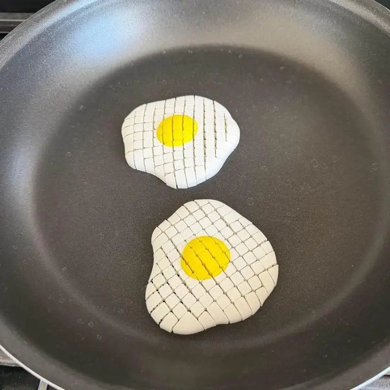 Brinquedo Antiestresse Ovo Fri - 3D Printing Food avaliação e preço