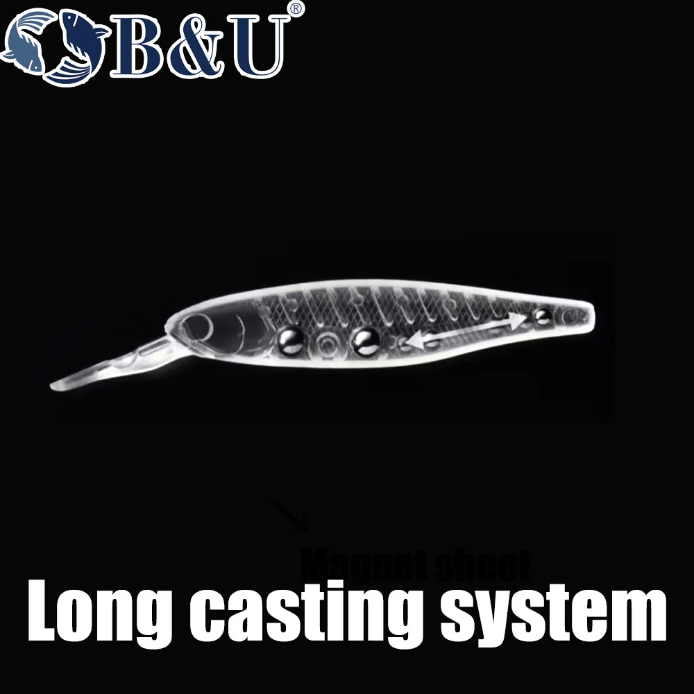 B & U 68mm Impressão 3D Shad S - 3D Printing Lure avaliação e preço