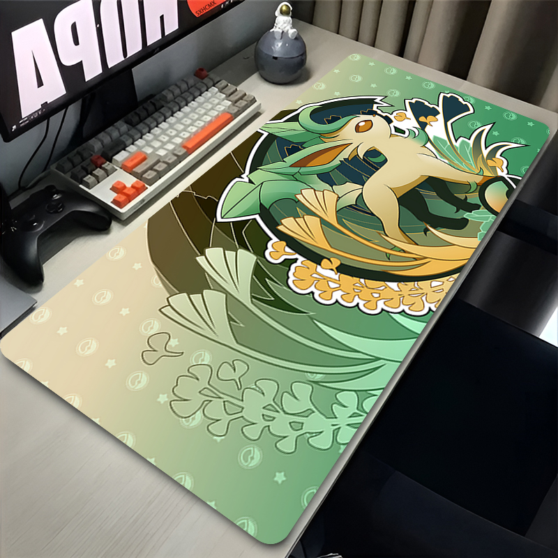 Mouse Pad Gamer P-pokemon Leaf - 3D Printing Keyboard avaliação e preço