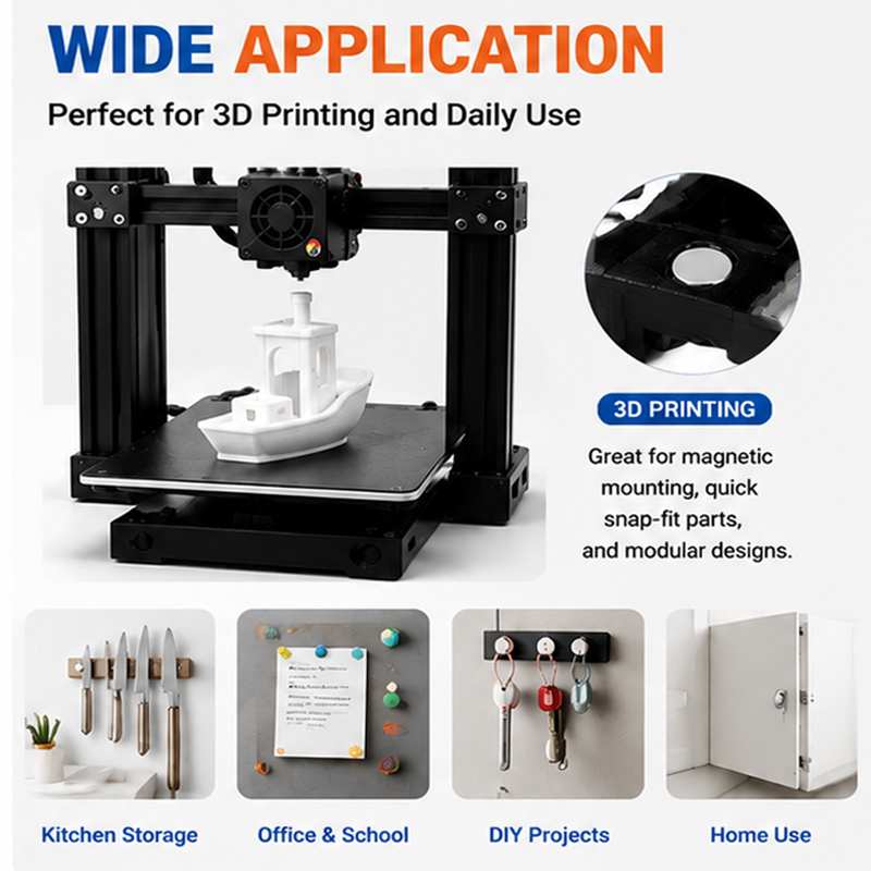 Kit de ímãs para impressão 3D  - Enclosure 3D Printing avaliação e preço