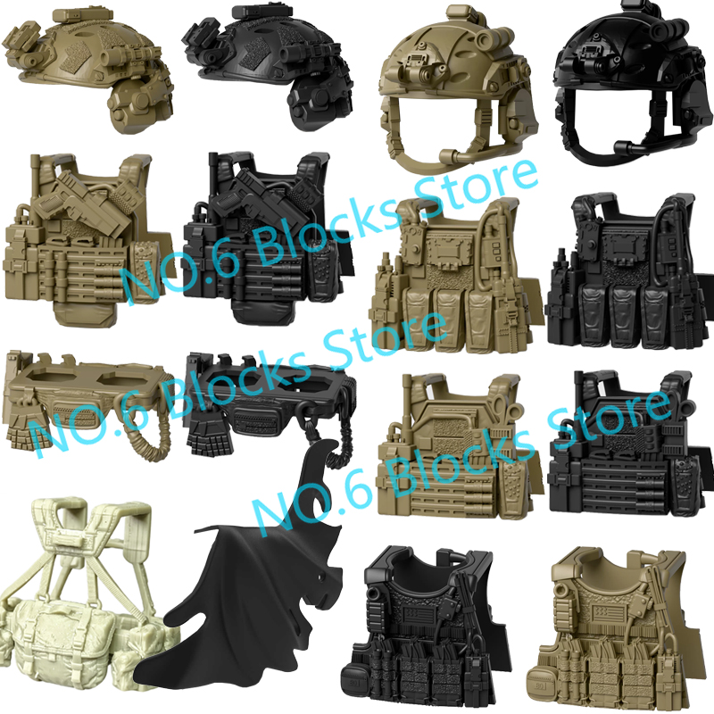 Acessório de Figura Militar, B - 3D Printing Lego Bricks avaliação e preço