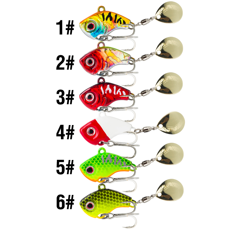 Conjunto de 6 Iscas Metálicas  - 3D Printing Lure avaliação e preço