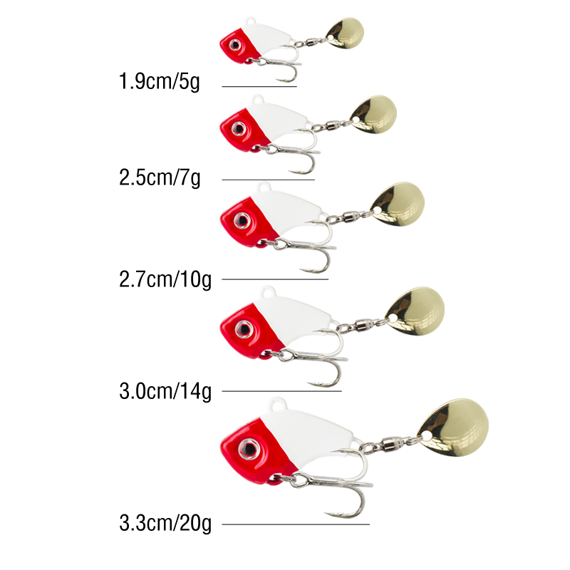 Conjunto de 6 Iscas Metálicas  - 3D Printing Lure avaliação e preço